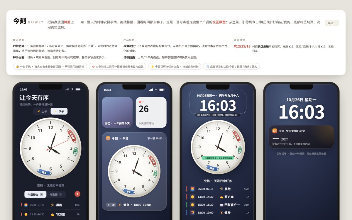 今刻单文件 HTML 交互原型,多台手机并排